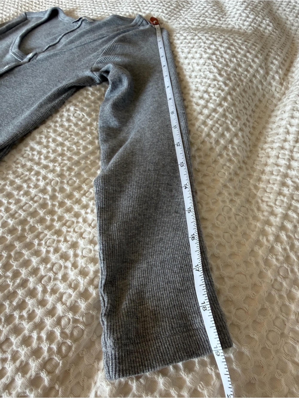 AYR The It Girl Button Front Ribbed Midi Dress Heather Grey Size S - Picture 11 of 12